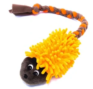 Ježek mop plyš+fleece (18cm+34cm ocásek)