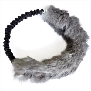 Přetahovadlo s kožešinou pružný kruh (40cm)