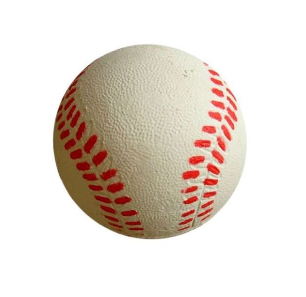 Míček baseball/basketbal mechová guma 6,3cm