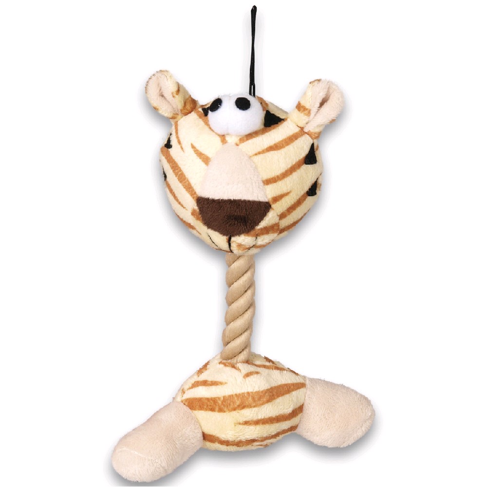 Lolly Toy tygr plyš+bavlna 20cm
