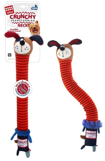 GiGwi Plush Friendz pes křupající 33,5cm
