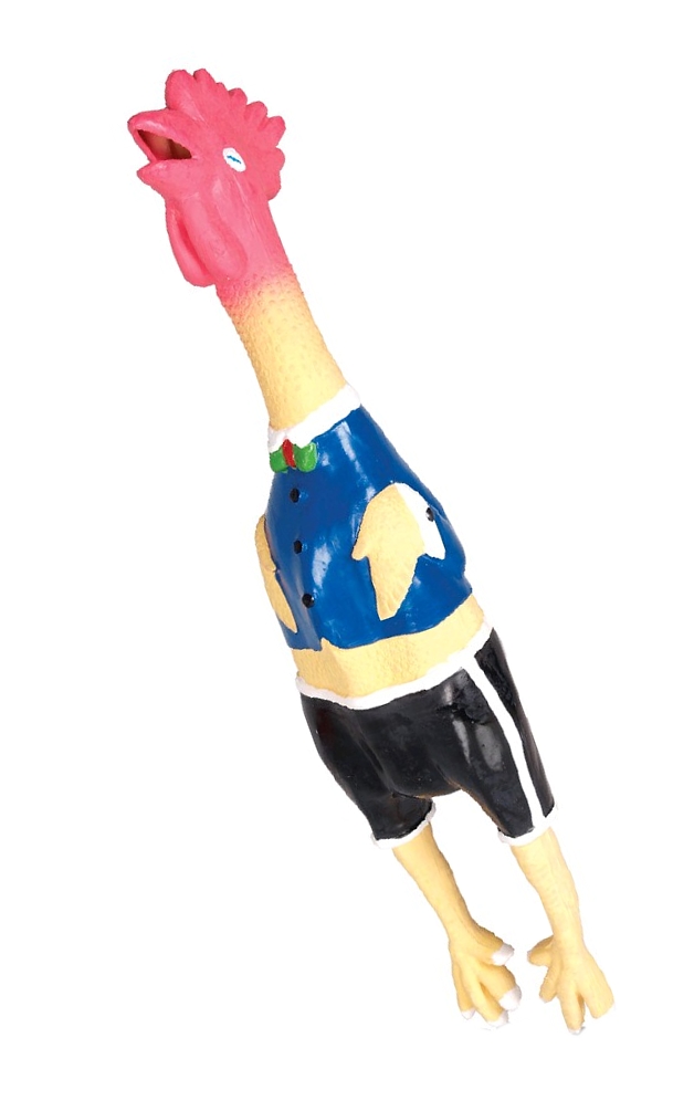 Latexový kohout v obleku 38cm