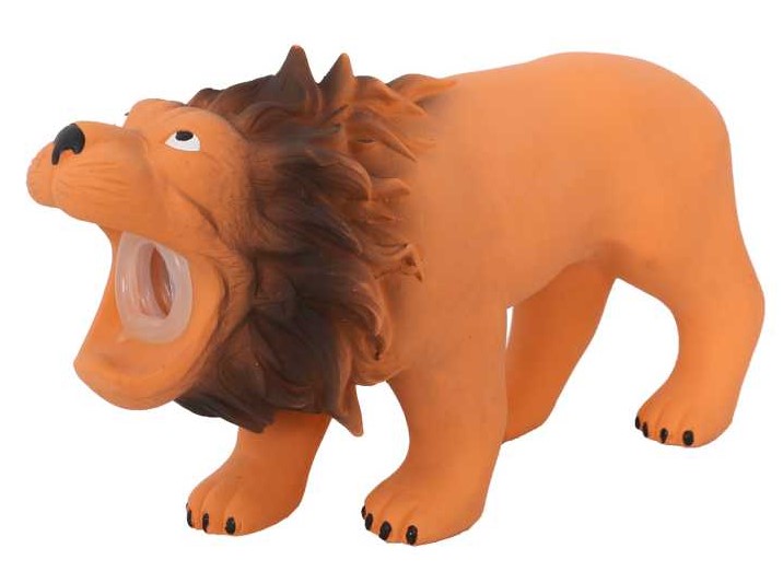 Latexový lev s realistickým zvukem 16cm 