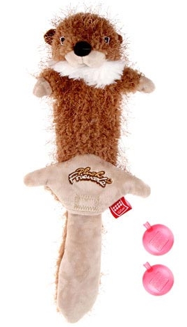 Plush Friendz veverka s vyjímatelnými pískátky S/M 43cm