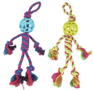 Přetahovadlo s děrovaným míčem 50cm