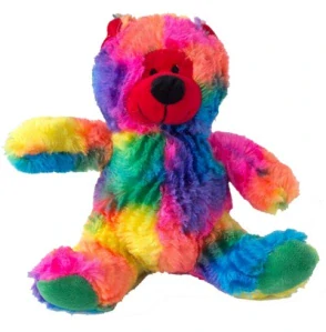 Plyšový medvídek duhový 20cm