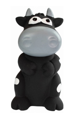 Latexová kravička sedící 12,5cm