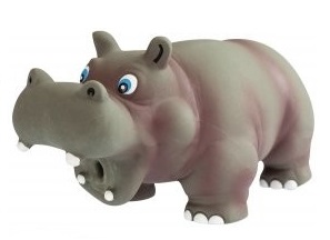 Latexový hroch chrochtající 17cm