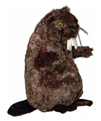 Plyšový bobr šustící 27cm