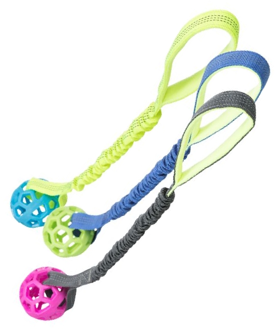 Bungee Tugger přetahovadlo s děrovaným míčem 7cm/48cm