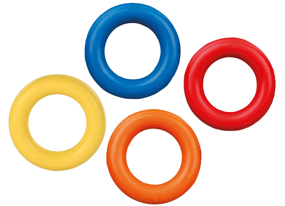 Kroužek plný tvrdá guma 9cm