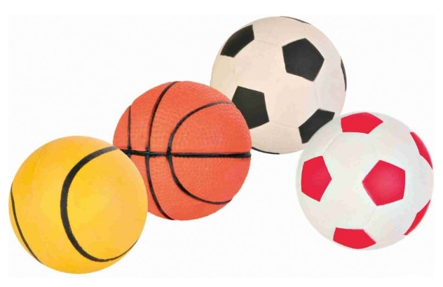 Míček z mechové gumy 7cm