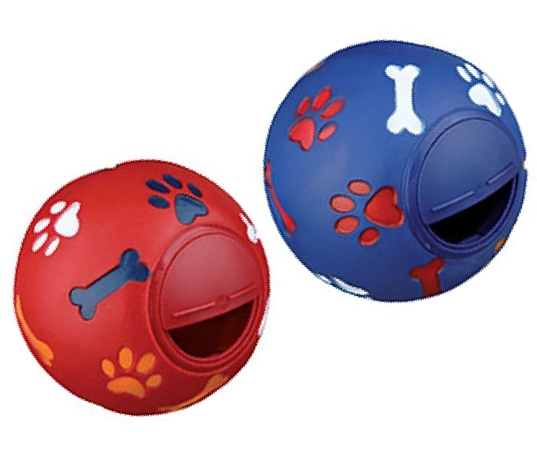 Míč na pamlsky plastový střední 11cm