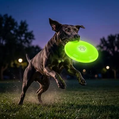LED svítící frisbee 22cm